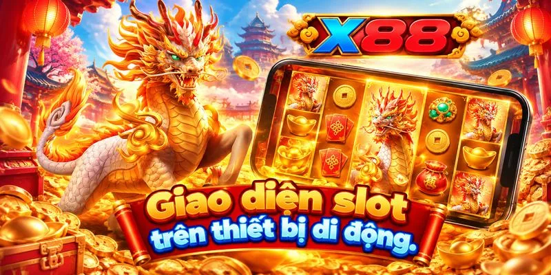 Giao diện slot trên thiết bị di động giúp người dùng theo dõi mức cược và kết quả thuận tiện hơn.